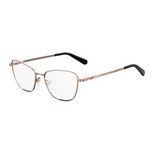 New Moschino Love Eyeglasses MOL552 0DDB 00 Gold Copper 52mm